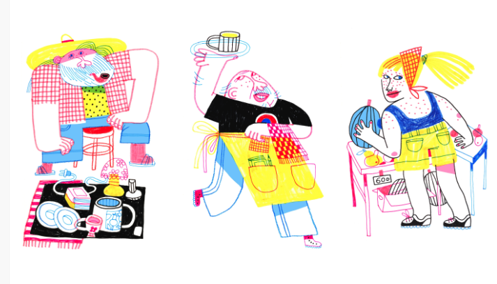 Colorful illustration