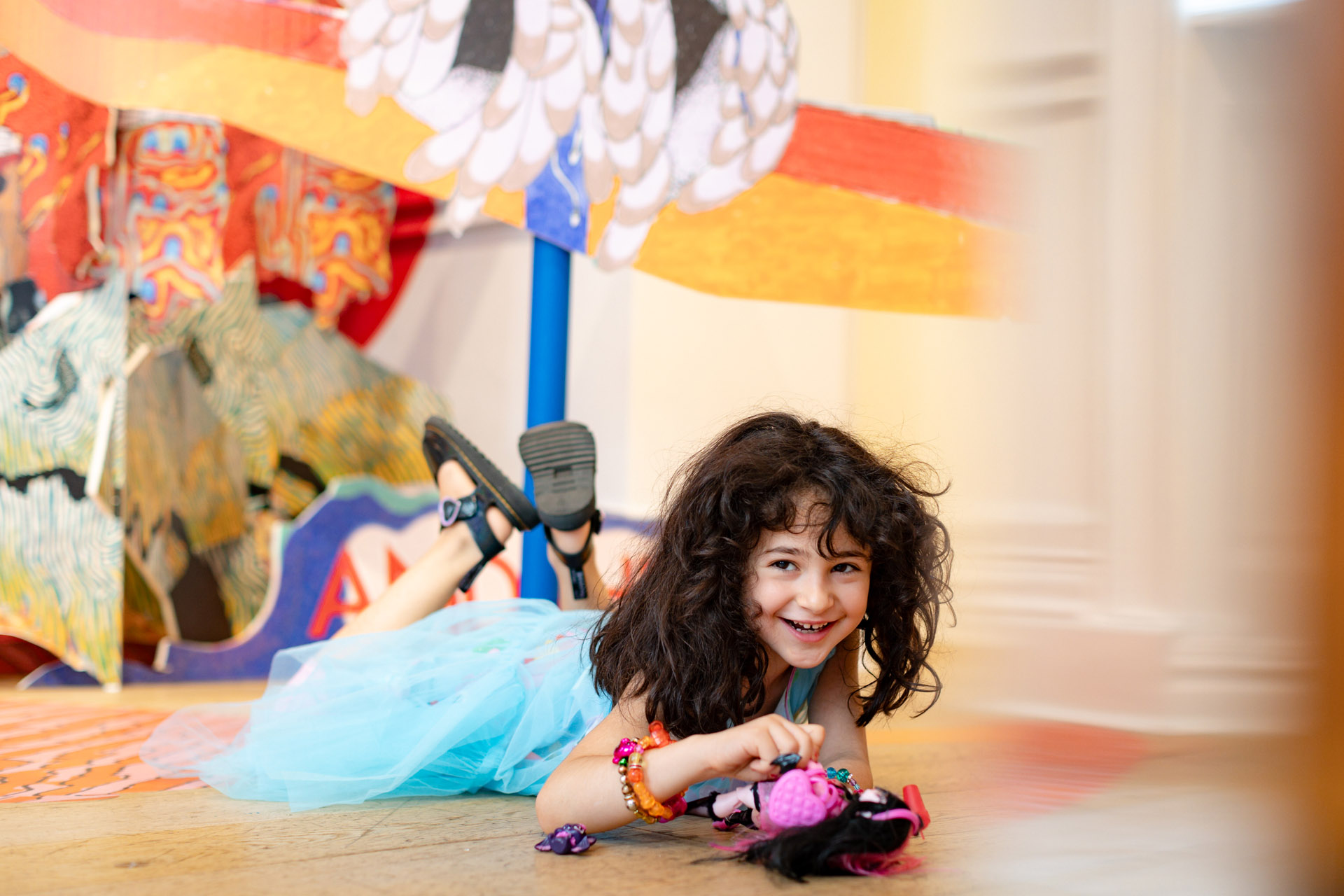 Mary and her daughter in London Exhibitions