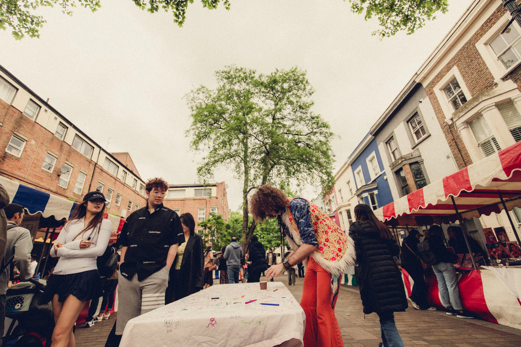 Portobello Market in London