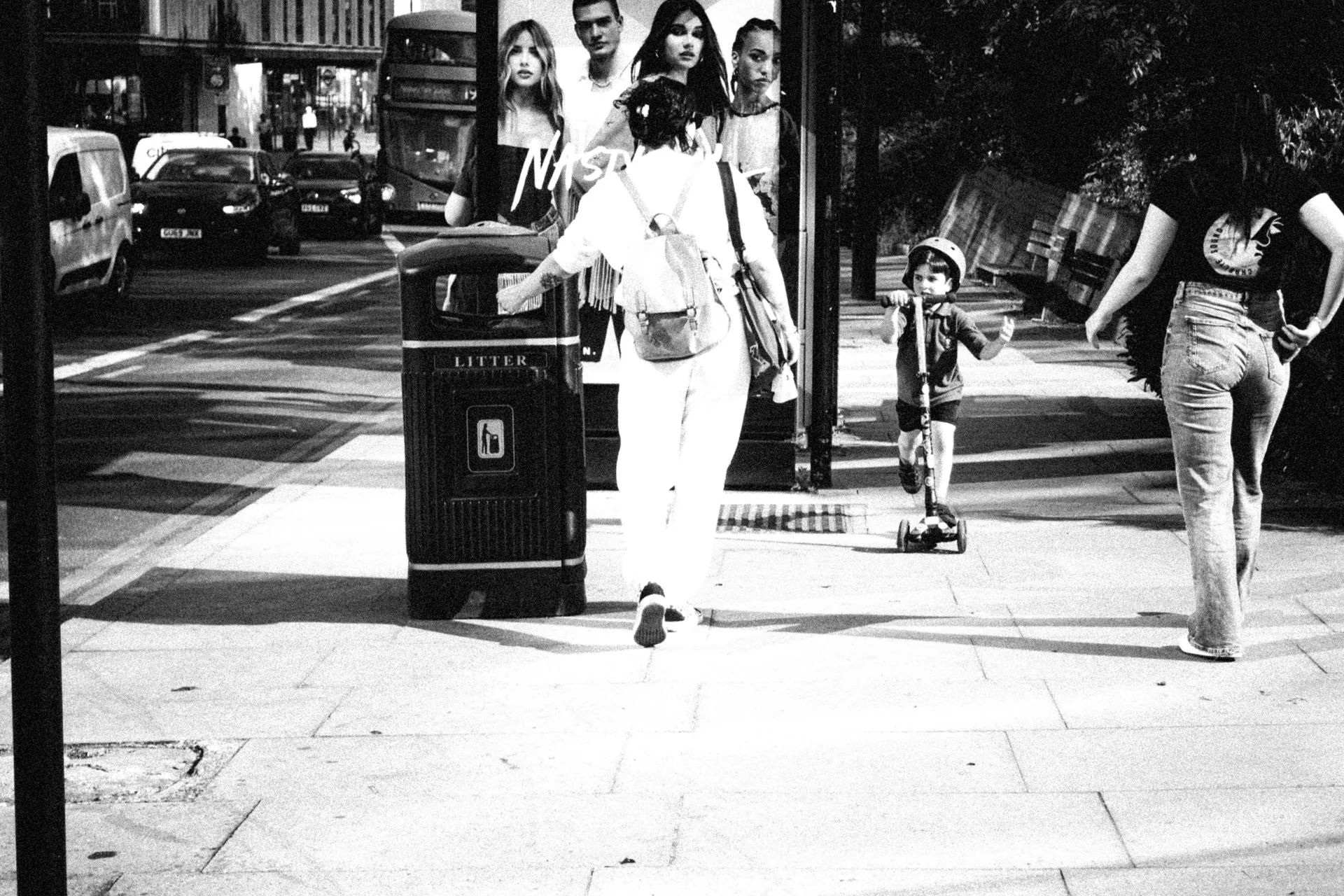 Bus ride in London