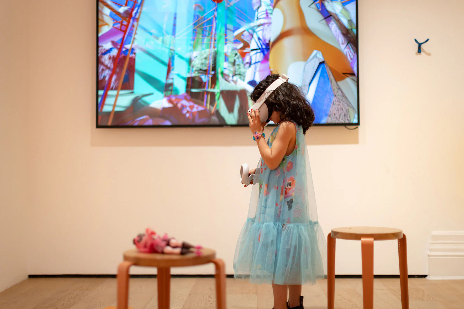 Mary and her daughter in London Exhibitions