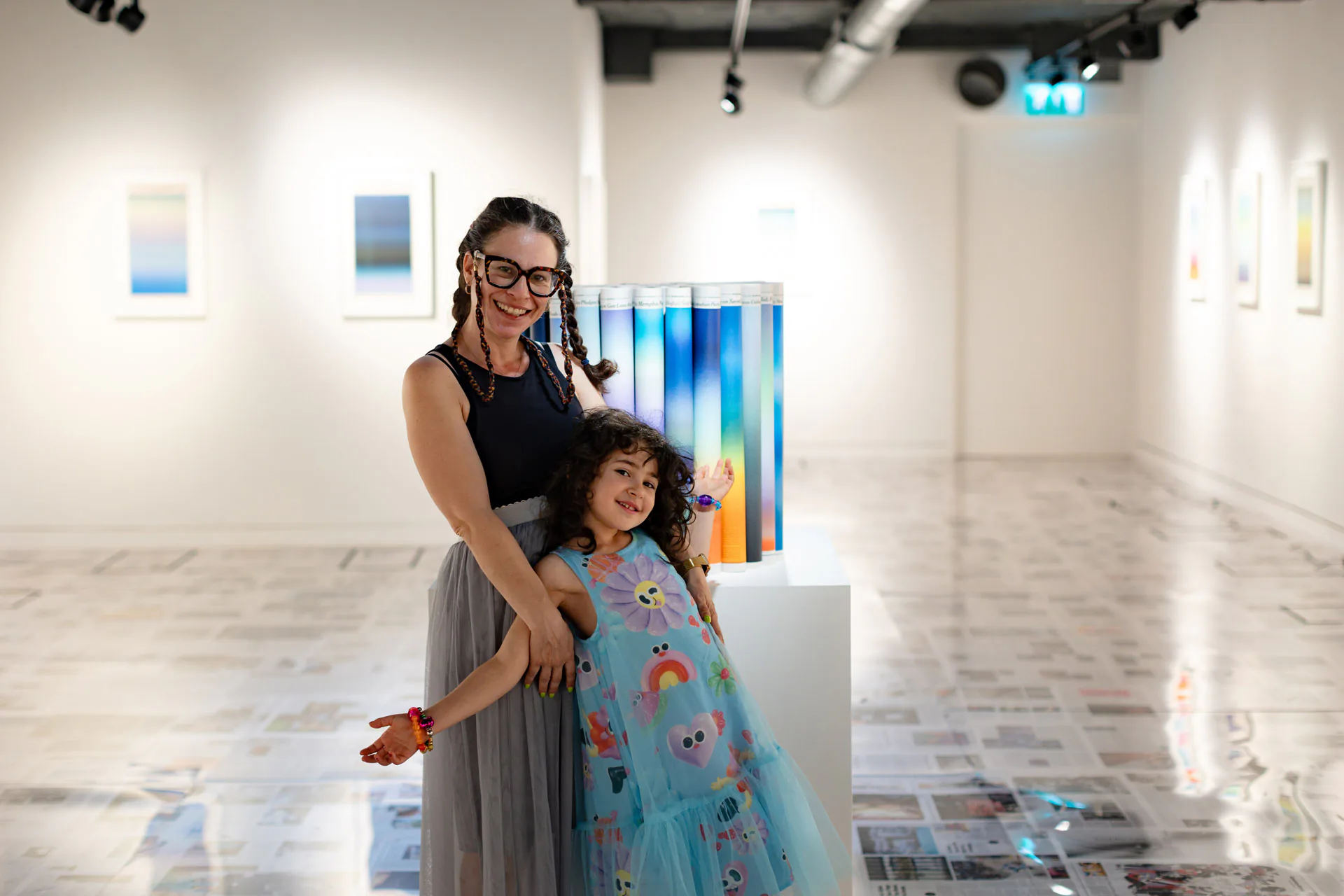 Mary and her daughter in London Exhibitions