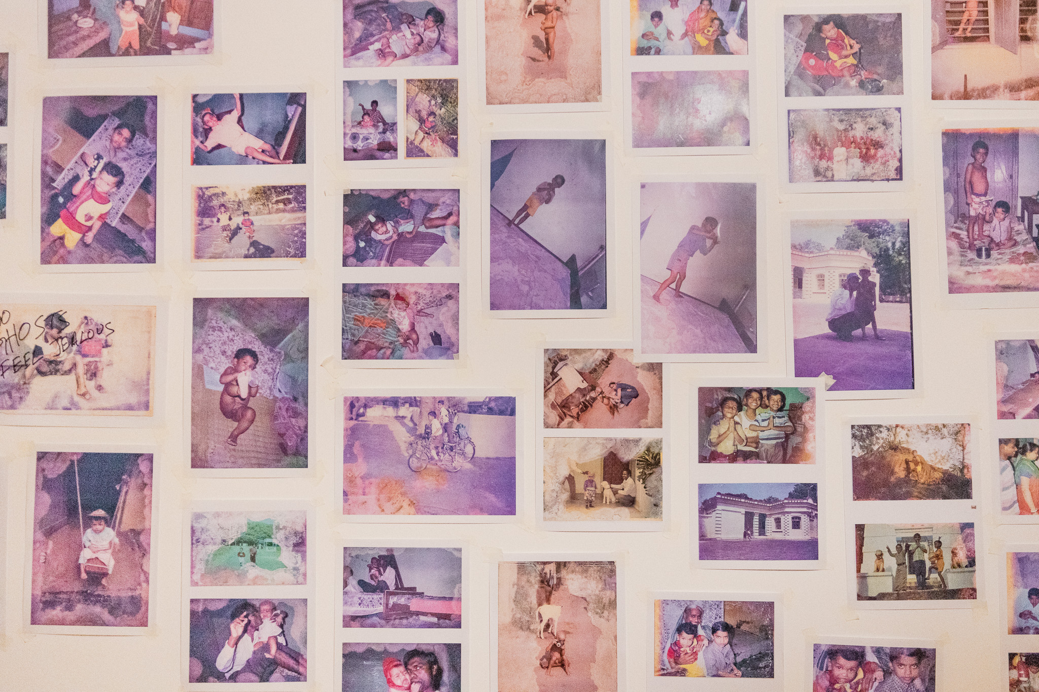 Polaroids Table